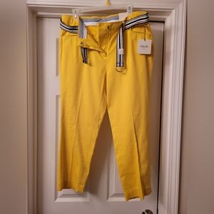 Yellow Capri pants